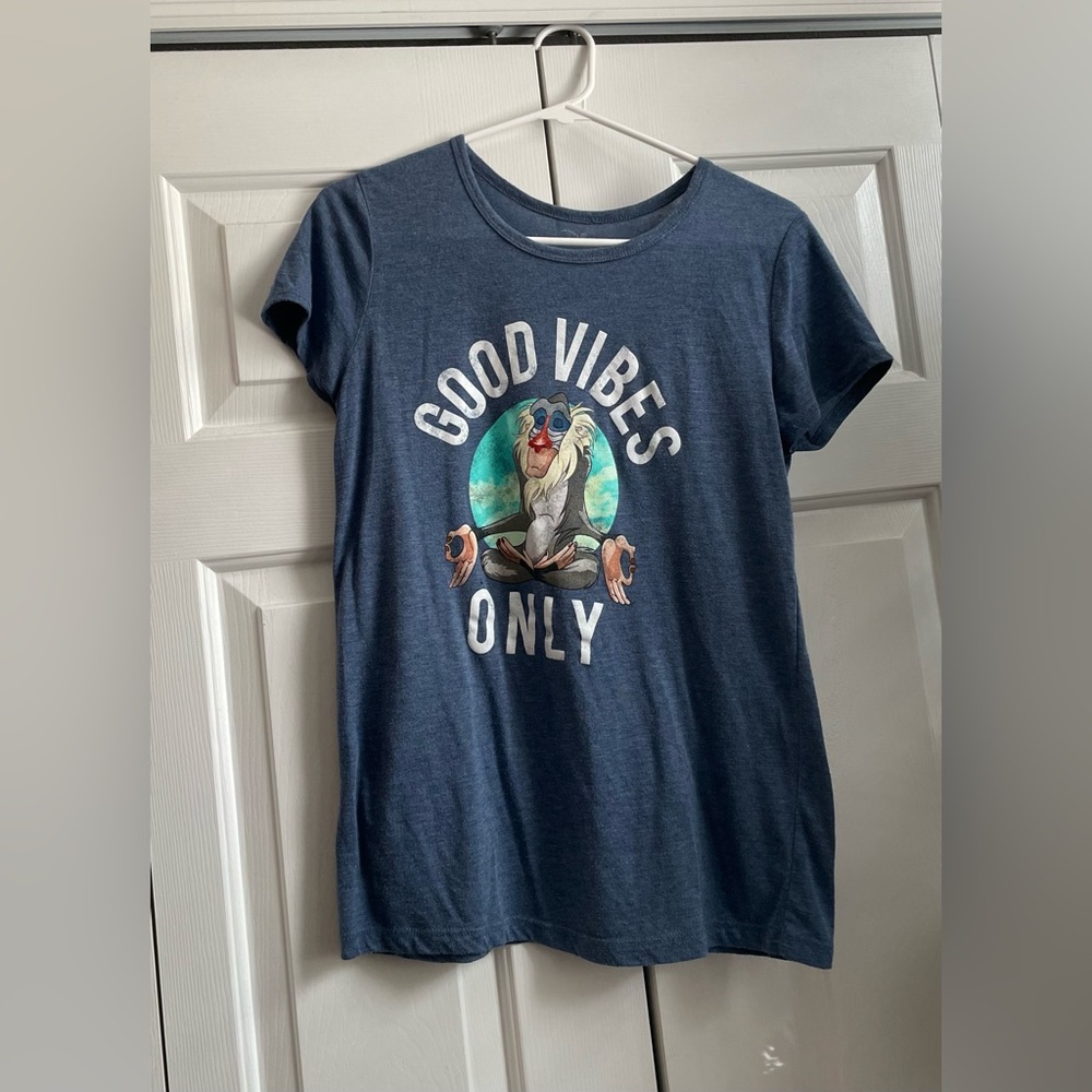 Disney Good Vibes Only Blue T-Shirt